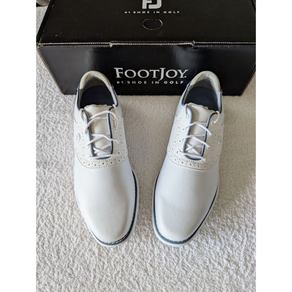 FootJoy Traditions Golf Shoes 6 M White Spikeless 97898 NIB Waterproof